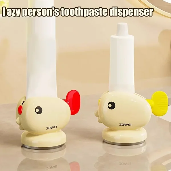 Suction Cup Punch-free Toothpaste Squeezer Manual Bathroom Accessories Rolling for A Smooth and Comfortable Brushing Experience 4