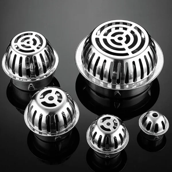 1pc Stainless Steel Anti-Clog Roof Floor Drain Gutter Sewer Drain Filter Bathroom Sink Accessories Floor Drain 1