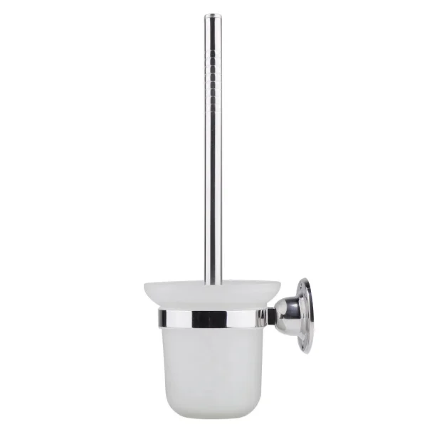 Toilet Brush Wall Mounted Cleaning Brush stainless Steel Long Handle Toilet Brush With Holder Bathroom Toilet  Accessories 3
