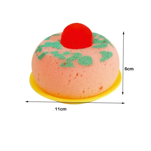 Cartoon Animal Capybara Bath Sponge Ball with Mini Soap Face Washing Bathing Cleaning Brush Household Bathroom Accessories 6