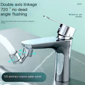 720° Universal Rotation Faucet Splash Filter Faucet Spray Head Water Outlet Faucet Extender Bubbler Sprayer Bathroom Accessories 1