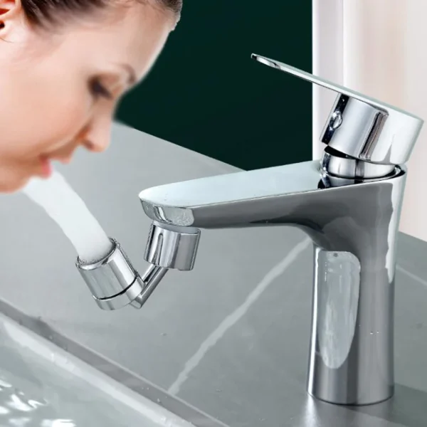720° Universal Rotation Faucet Splash Filter Faucet Spray Head Water Outlet Faucet Extender Bubbler Sprayer Bathroom Accessories 3