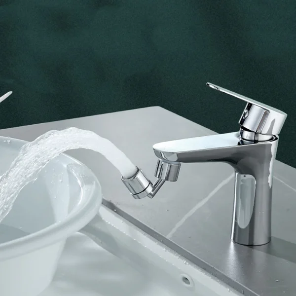 720° Universal Rotation Faucet Splash Filter Faucet Spray Head Water Outlet Faucet Extender Bubbler Sprayer Bathroom Accessories 4