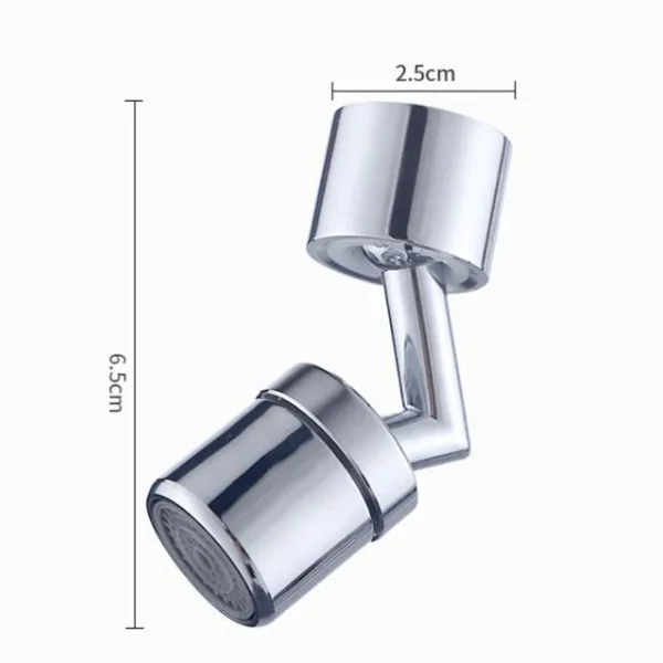 720° Universal Rotation Faucet Splash Filter Faucet Spray Head Water Outlet Faucet Extender Bubbler Sprayer Bathroom Accessories 6