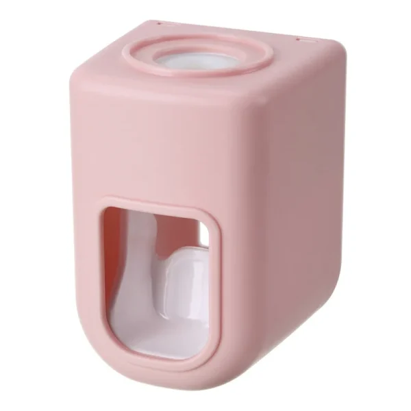 Creative Wall Mount Automatic Toothpaste Dispenser Bathroom Accessories Waterproof Lazy Toothpaste Squeezer Toothbrush Holder 6