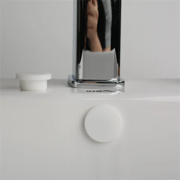 1/2/4Pcs Silicone Sink Hole Overflow Cover Kitchen Bathroom Basin Trim Bath Drain Cap Remplacement Sink Wash Basin Overflow Ring 2