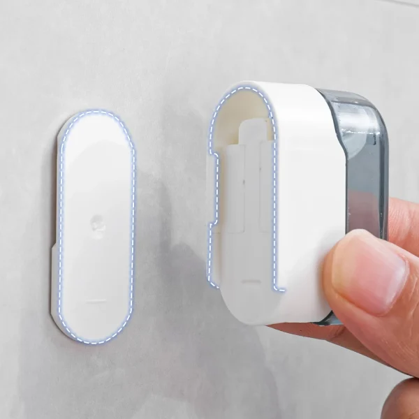 1-5Pcs Toothbrush Holders With Cover Punch-free Wall-mounted Toothbrush Holders Self-adhesive Dust-free Bathroom Storage Racks 6
