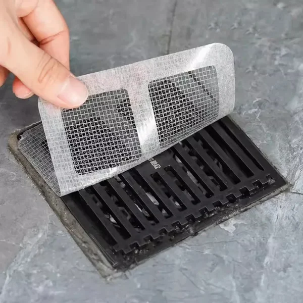 3-50Pcs Disposable Hair Catchers Shower Mesh Shower Drain Covers Floor Sink Strainer Filter Mesh Stickers Bathroom Accessories 2