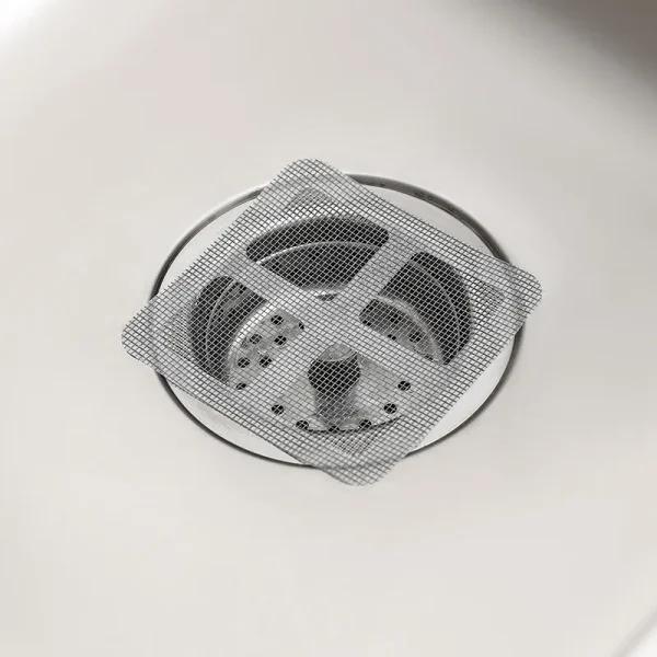 3-50Pcs Disposable Hair Catchers Shower Mesh Shower Drain Covers Floor Sink Strainer Filter Mesh Stickers Bathroom Accessories 5