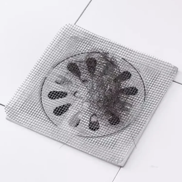 3-50Pcs Disposable Hair Catchers Shower Mesh Shower Drain Covers Floor Sink Strainer Filter Mesh Stickers Bathroom Accessories 6