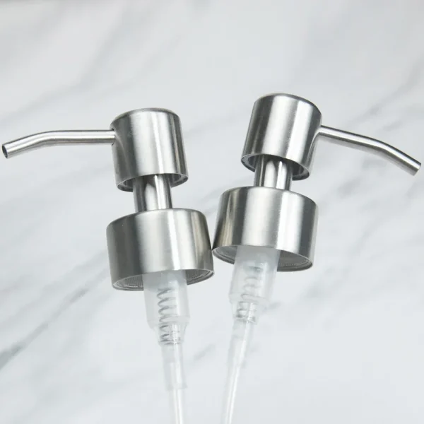 1pc 304 Stainless Steel Hand Liquid Soap Pump Dispenser Head Nozzle for Bathroom Kitchen Foam Soap Shampoo Dispenser Accessories 2