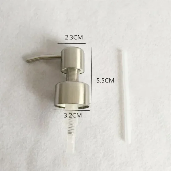 1pc 304 Stainless Steel Hand Liquid Soap Pump Dispenser Head Nozzle for Bathroom Kitchen Foam Soap Shampoo Dispenser Accessories 5