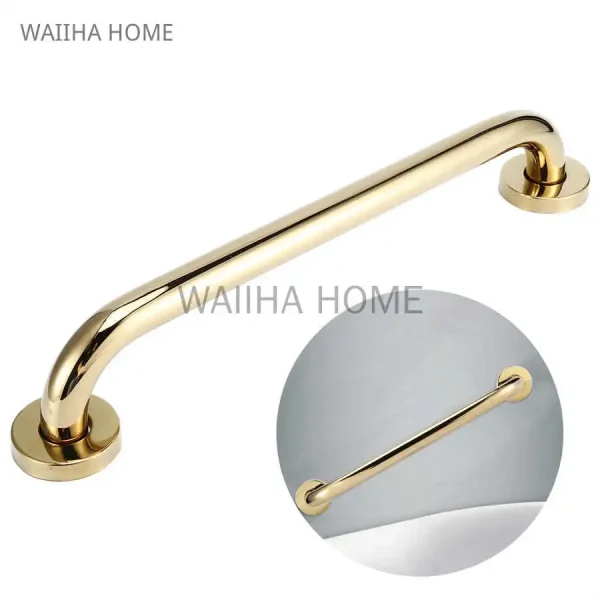 Anti-Slip Handrail Grab Bar for Bathroom Toilet Stainless Steel Gold Bathtub Shower Safety Handle Rail Bathroom Accessories 2