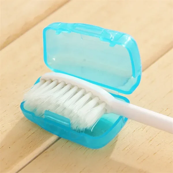 5pcs Case Travel Portable Toothbrush Head Protective Cover bathroom accessories bathroom organizer toothbrush storage 5