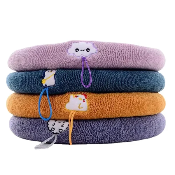 Winter Warm Toilet Seat Cover Mat Bathroom Toilet Pad Cushion with Handle Thicker Soft Washable Closestool Warmer Accessories 6