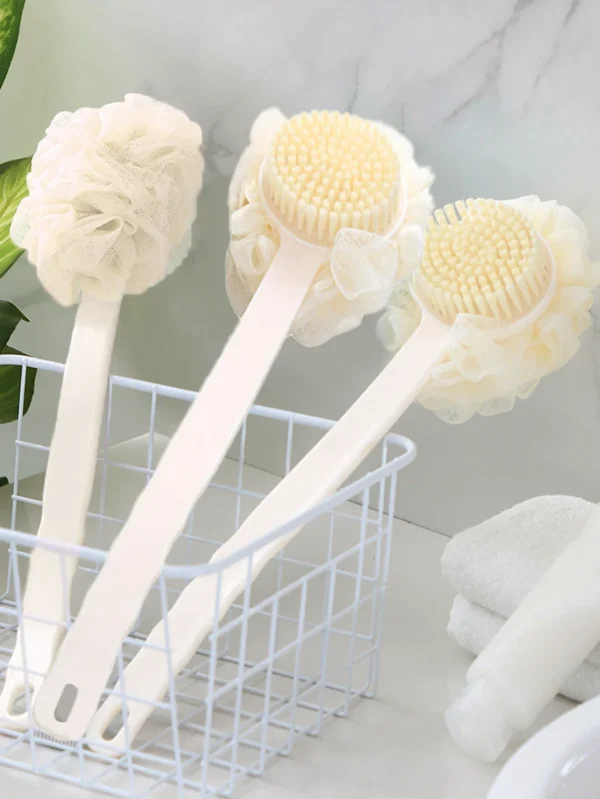 Back Bath Sponge with Handle Massage Brush Bathroom Brush 1