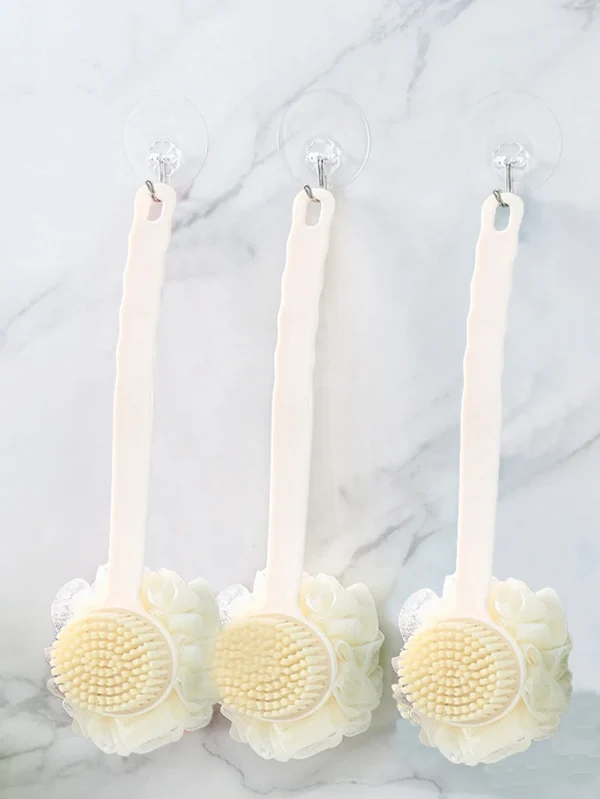 Back Bath Sponge with Handle Massage Brush Bathroom Brush 3