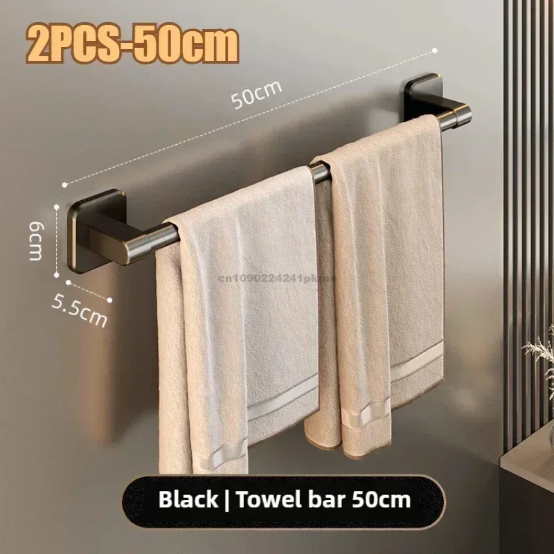 2PCS-Black 50CM