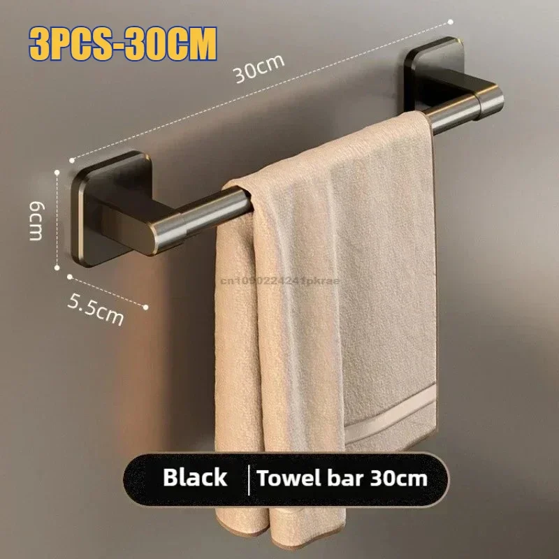 3PCS-Black 30CM