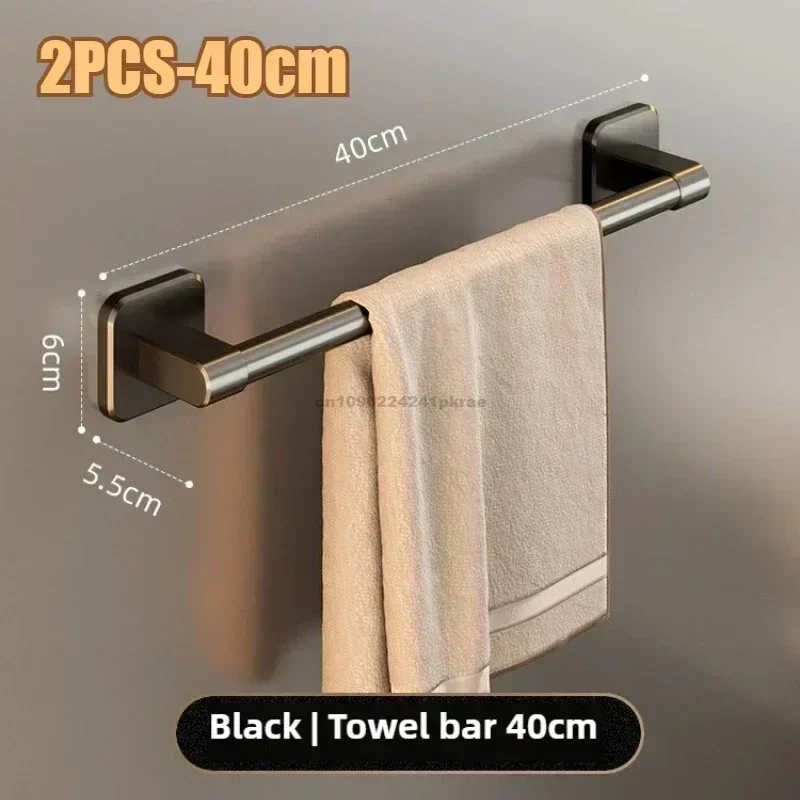 2PCS-Black 40CM