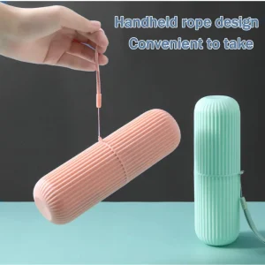 1Pc Portable Toothbrush Cup Bathroom Toothpaste Holder Storage Case Box Organizer Travel Toiletries Storage Cup New Creative 1