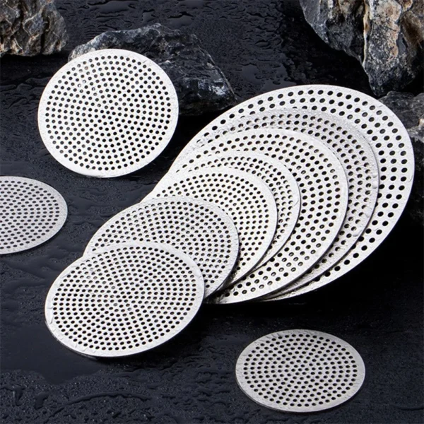1pcs Stainless Steel Shower Sink Strainer Drain Hair Filter Cover Hair Filter Floor Drain Pad For Bathroom Shower Accessories 2