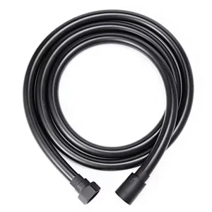 2m Black PVC Silicone Shower Head Hose Flexible Hose High Pressure Water Strong Multilayer Plumbing Bathroom Accessories 1