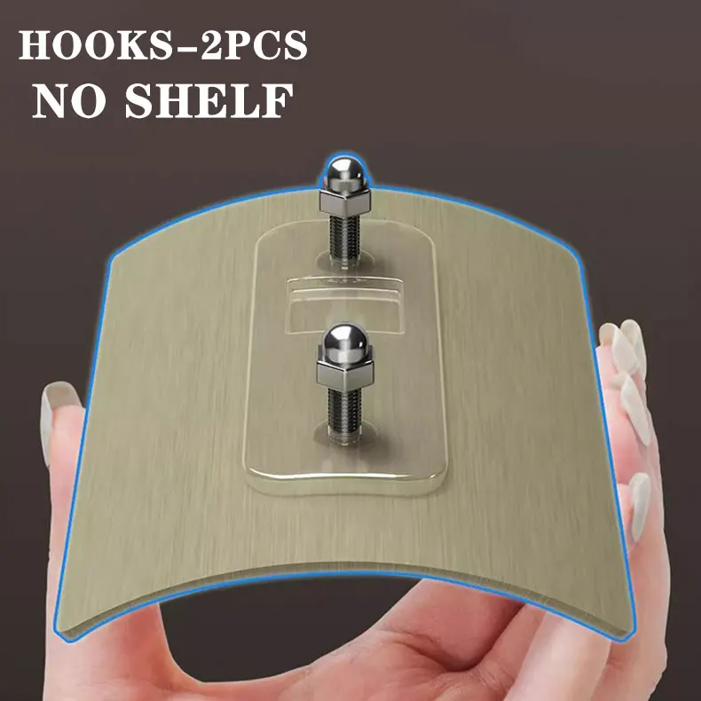 Hooks 2PCS-No shelf