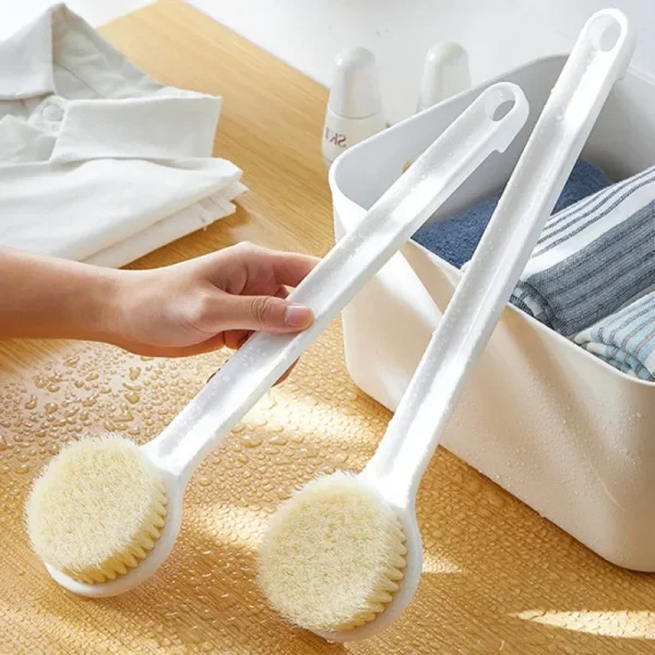 2024New Bath Brush Long Handle Exfoliating Scrub Skin Massager Exfoliation Bathroom Brush Back Body Bath Shower Cleaning Brushes 2