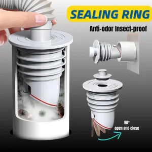 Silicone Drain Sewer Pipe Sealing Ring Anti Odor Anti Backflow Water Plug Floor Drain Stopper Shower Drain Bathroom Accessories 1