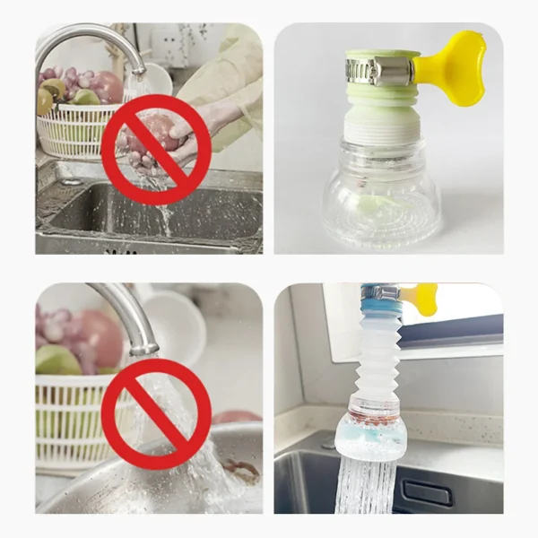 Kitchen Filter Faucet 360°Rotating Faucet Extender Bathroom Water Filter Tap Water Saving For Bathroom Sink Kitchen Accessories 5