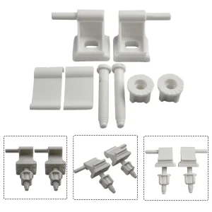 Plastic Toilet S-Eat Hinge Replace Kit Toilet Seat Accessories Fixing Screws Nuts Toilet Cover Screws Bathroom Hardware 1