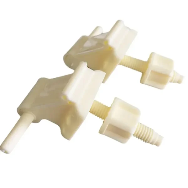 Plastic Toilet S-Eat Hinge Replace Kit Toilet Seat Accessories Fixing Screws Nuts Toilet Cover Screws Bathroom Hardware 2