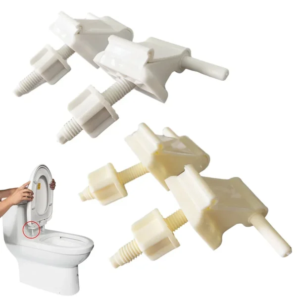 Plastic Toilet S-Eat Hinge Replace Kit Toilet Seat Accessories Fixing Screws Nuts Toilet Cover Screws Bathroom Hardware 5