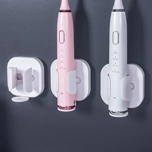 Toothbrush Stand Rack Organizer Electric Toothbrush Wall-Mounted Holder Space Saving Bathroom Accessories 1