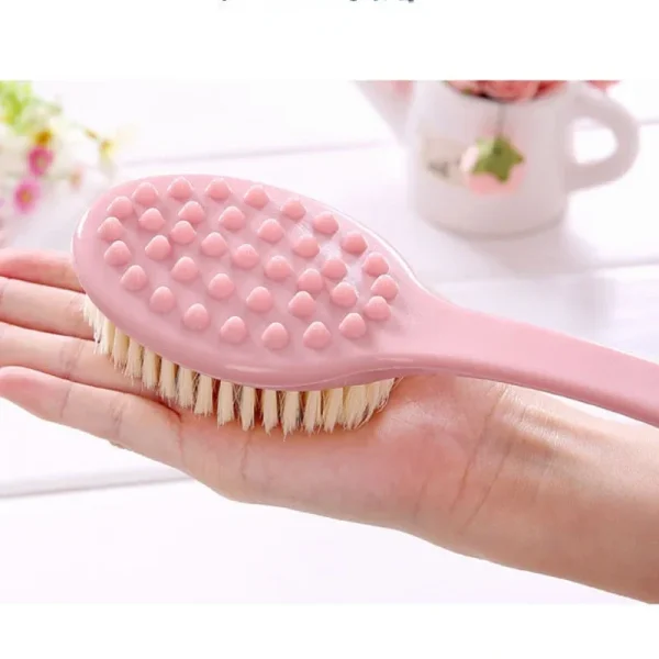 Bath Brush Massage Long Handle Wash Shower Body Washcloth Scrubber Body Scrub Gadget Bathroom Accessories Bath Back Scrubber 1
