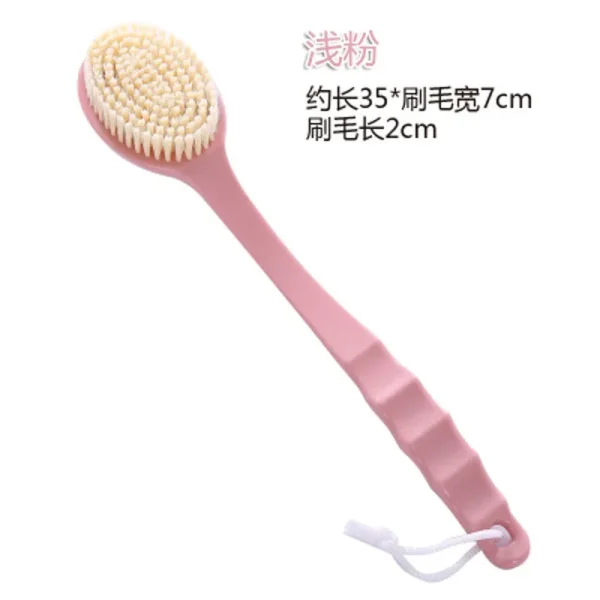 Bath Brush Massage Long Handle Wash Shower Body Washcloth Scrubber Body Scrub Gadget Bathroom Accessories Bath Back Scrubber 6