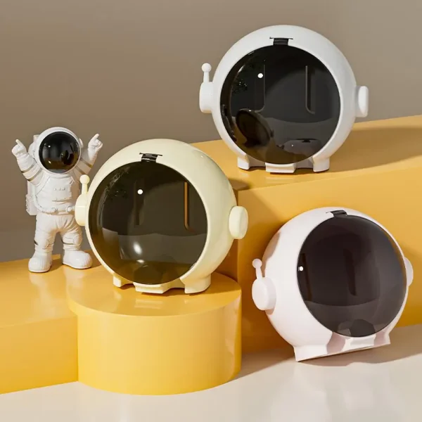 Bathroom Toothbrush Organizes Easy Installation Creative Astronaut Designs Toothbrush Holders For Household Bathroom Ornament 3