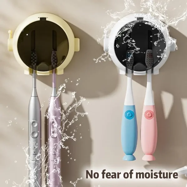 Bathroom Toothbrush Organizes Easy Installation Creative Astronaut Designs Toothbrush Holders For Household Bathroom Ornament 4