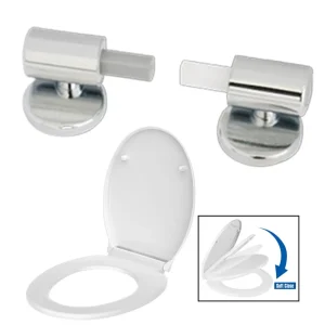 Toilet Soft Close Hinges Seat Hinge Replacement Traditional Contemporary Toilet Lid Hinges Fixing Connector Bathroom Accessories 1