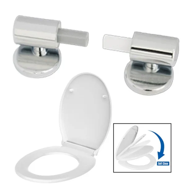 Toilet Soft Close Hinges Seat Hinge Replacement Traditional Contemporary Toilet Lid Hinges Fixing Connector Bathroom Accessories 1