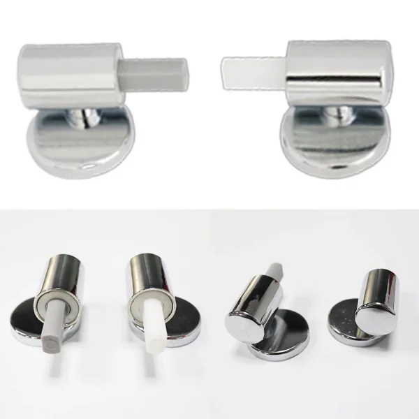 Toilet Soft Close Hinges Seat Hinge Replacement Traditional Contemporary Toilet Lid Hinges Fixing Connector Bathroom Accessories 3