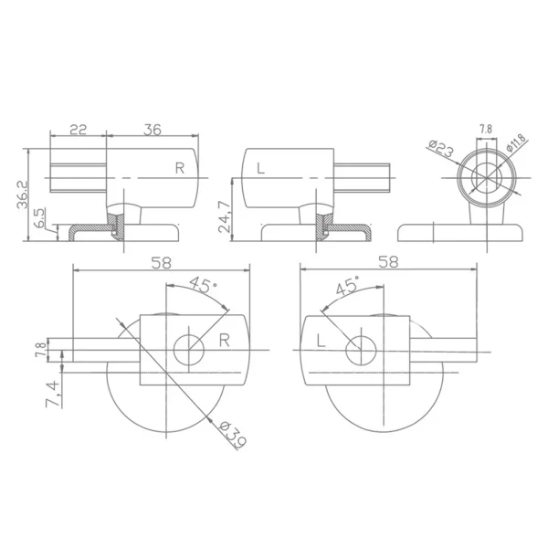 Toilet Soft Close Hinges Seat Hinge Replacement Traditional Contemporary Toilet Lid Hinges Fixing Connector Bathroom Accessories 5