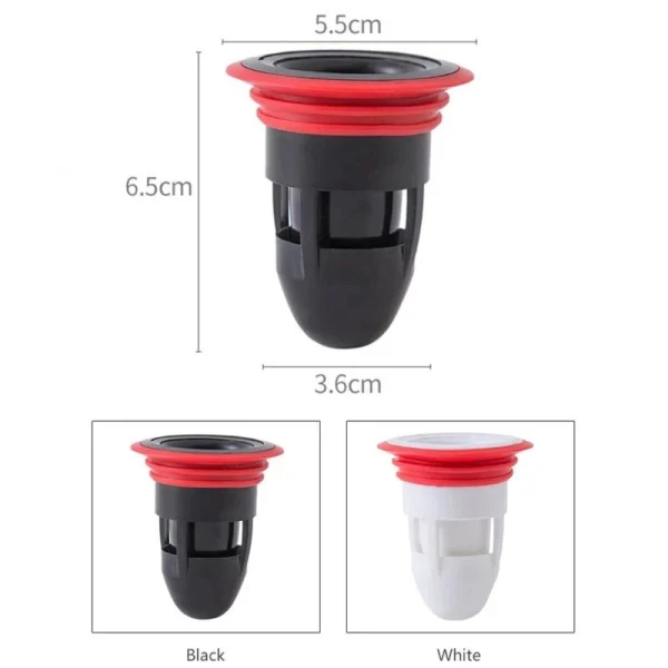New Bath Shower Floor Strainer Cover Plug Trap Siphon Sink Kitchen Bathroom Water Drain Filter Insect Prevention Deodorant 2