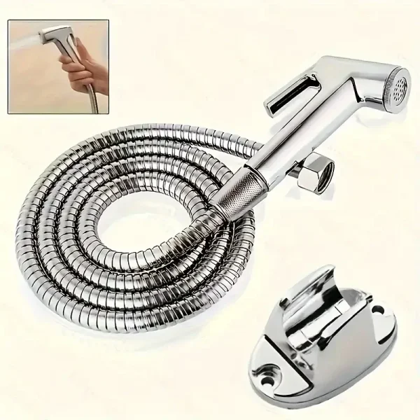 Bathroom Accessories 1 Piece Set Household Handheld Shower Set Toilet Spray Gun Toilet Booster Flusher Nozzle Handheld Spray Gun 1