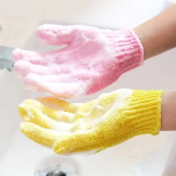 1PC Bath Gloves for Peeling Exfoliating Glove Shower Scrub Brush Resistance Body Skin Massage Sponge Wash Bathroom Accessories 3