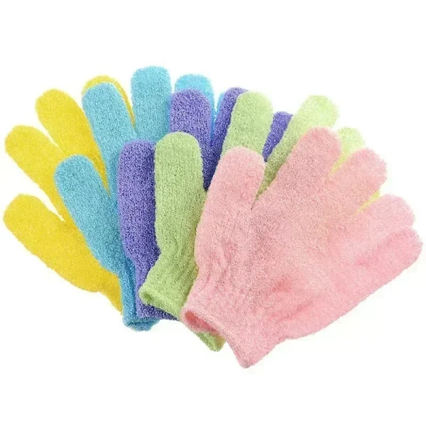 1PC Bath Gloves for Peeling Exfoliating Glove Shower Scrub Brush Resistance Body Skin Massage Sponge Wash Bathroom Accessories 5