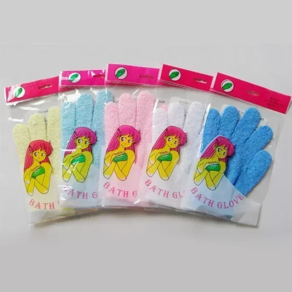 1PC Bath Gloves for Peeling Exfoliating Glove Shower Scrub Brush Resistance Body Skin Massage Sponge Wash Bathroom Accessories 6