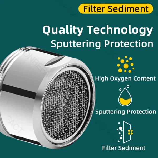 Faucet Bubbler Kitchen Faucet Aerator Bathroom Household Diffuser Tap Accessories Water-saving Filter Nozzle Kitchen Accessories 2