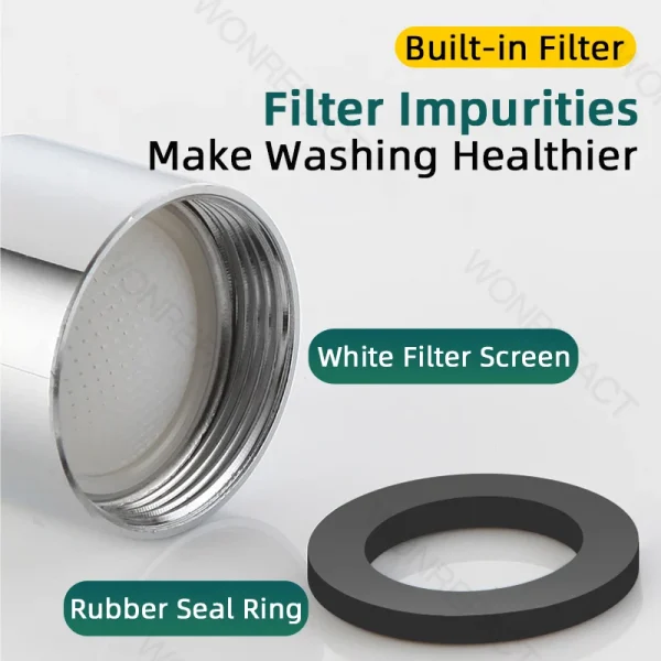 Faucet Bubbler Kitchen Faucet Aerator Bathroom Household Diffuser Tap Accessories Water-saving Filter Nozzle Kitchen Accessories 6